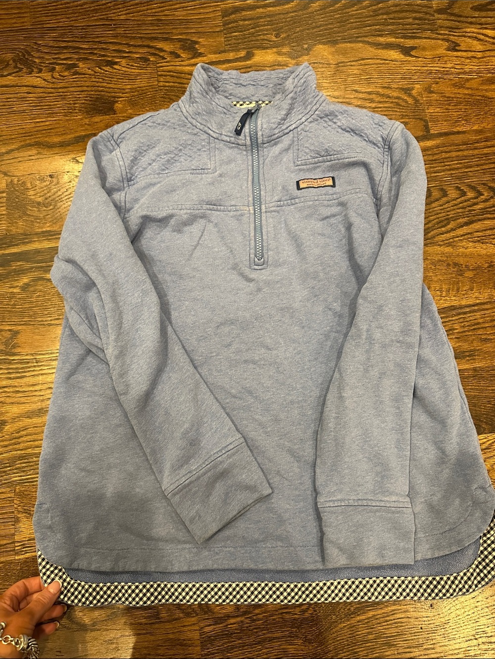 Vineyard Vines and Women Half-Zip Sweater - Light Blue